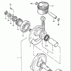 GN125 1982-1983 Коленвал