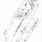 RM125 1983 Передняя вилка