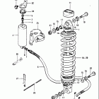 RM250 1982-1983 Shock absorber (model d)