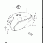 GS550E, ES 1983 Fuel tank (gs550esd)