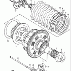 GS550L 1983 Сцепление