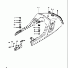 GS1100E,ES 1982-1983 Seat tail cover (model z)