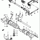 GS1100E,ES 1982-1983 Механизм  переключения передач