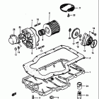 GS750S 1983 Oil pump - oil filter