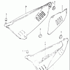 DR125 1982-1983 Frame cover (model z)