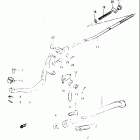 DR250 1982-1983 Stand - rear brake (model d)