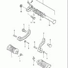 GN125 1982-1983 Подножки