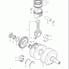 GS450GA 1982-1983 Коленвал