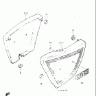 GN125 1982-1983 Frame cover (model d)