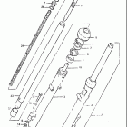 GS650GL 1983 Передняя вилка