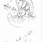 DR250 1982-1983 Переднее колесо