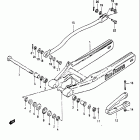 RM250 1982-1983 Rear swinging arm (model d)