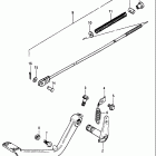 GS550L 1983 Задний тормоз