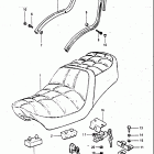 GS1100GL 1982-1983 Seat (model z)