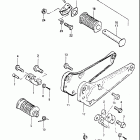 GS450TX 1983 Подножки