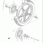 GS1100G 1982-1983 Переднее колесо