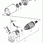 GS1100E,ES 1982-1983 Starting motor (gs1100e7. / ed)