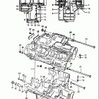 GS750T 1982-1983 Crankcase (model d)