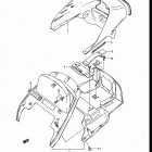 GS750E,ES 1983 Seat tail cover (gs750esd)