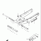 PE175 1982-1983 Rear swinging arm (model z)