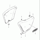 GN250 1982-1983 Frame cover (model z)