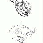 GS1100E,ES 1982-1983 Housing headlamp - front fender