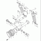 GS850GL 1982-1983 Rear swinging arm (model d)