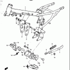 JR50R 1983 Frame - footrest
