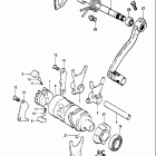 RM250 1982-1983 Gear shifting (model d)