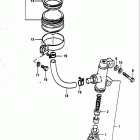 GS1100E,ES 1982-1983 Задний торм цилиндр