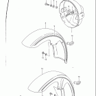 GS1100G 1982-1983 Headlamp housing - front fender