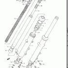 GR650, X TEMPTER 1983 Front damper (gr650d)
