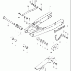 DR125 1982-1983 Маятник задний