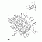 GS650G 1983 Головка цилиндра