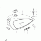 GS450GA 1982-1983 Fuel tank (model d)