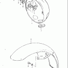 GN250 1982-1983 Headlamp housing - front fender