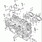 GS550L 1983 Головка цилиндра