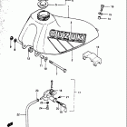 JR50R 1983 Топливный бак