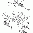 GS750T 1982-1983 Подножки