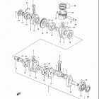 GS1100G 1982-1983 Коленвал