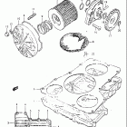 GS850G 1982-1983 Oil pump-oil filter