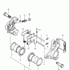GS550L 1983 Передний суппорт тормозной