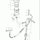 GS1100G 1982-1983 Задний торм цилиндр