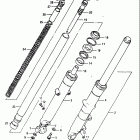 GS550L 1983 Передняя вилка