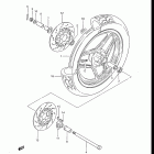 GS750E,ES 1983 Переднее колесо