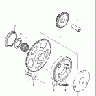 GN250 1982-1983 Муфта стартера