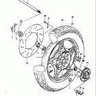 GS1100GK 1982-1983 Заднее колесо