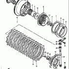 GS1100GK 1982-1983 Сцепление