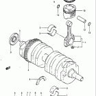GS550L 1983 Коленвал