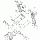 GS850G 1982-1983 Rear swinging arm (model z)